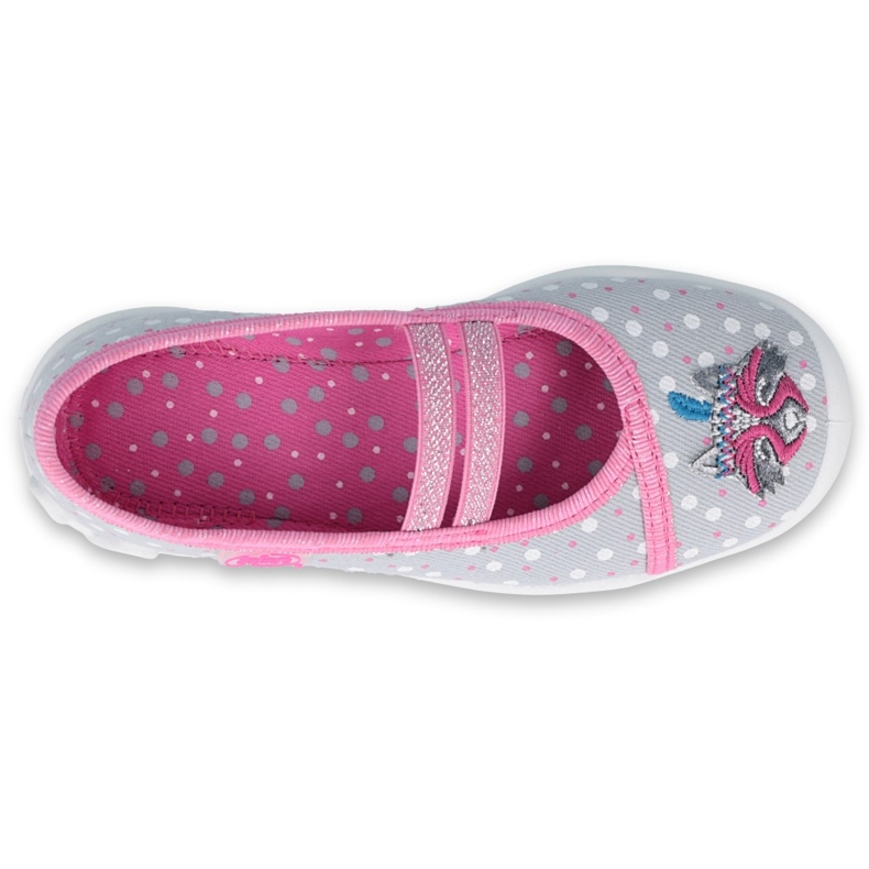 Befado Kinderschuhe 116X285 rosa grau 2