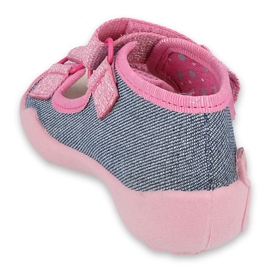 Befado gelbe Kinderschuhe 342P017 rosa 2