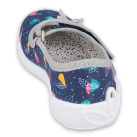 Befado Kinderschuhe 114X429 marineblau grau mehrfarbig 2