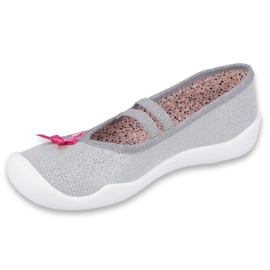 Befado Kinderschuhe 116Y288 rosa grau mehrfarbig 1