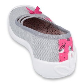 Befado Kinderschuhe 116Y288 rosa grau mehrfarbig 2