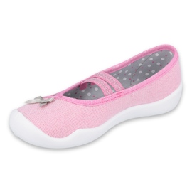 Befado Kinderschuhe 116X283 rosa grau 1