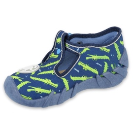 Befado Kinderschuhe 110P410 marineblau grün 2