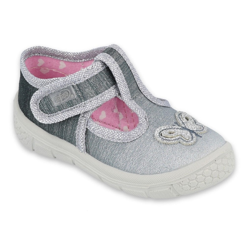 Befado Kinderschuhe 533P006 silber- grau 1