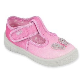 Befado Kinderschuhe 533P005 rosa silber- 1
