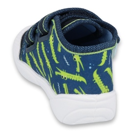 Befado Kinderschuhe 212P069 marineblau grün 2