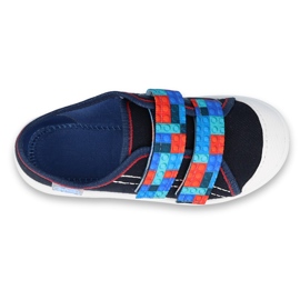 Befado Kinderschuhe 672X071 rot marineblau blau 1