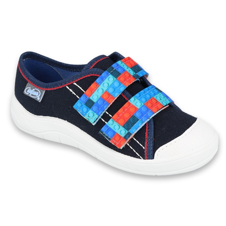 Befado Kinderschuhe 672X071 rot navy blau blau 2