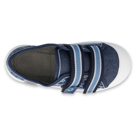 Befado Kinderschuhe 672X073 marineblau blau mehrfarbig 1