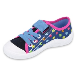 Befado Kinderschuhe 251X162 marineblau blau rosa mehrfarbig 1
