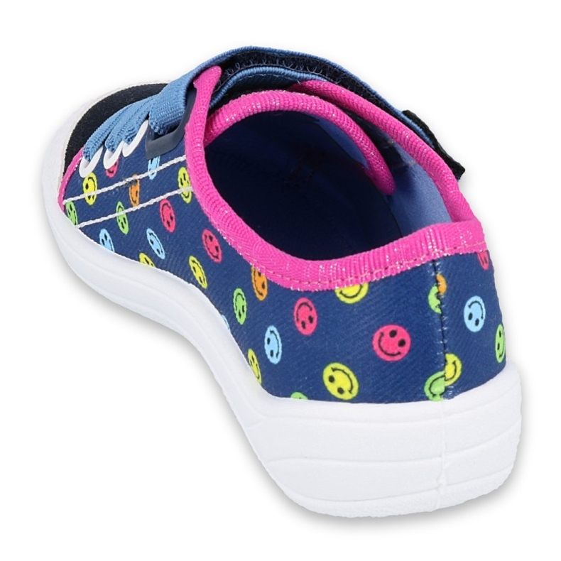 Befado Kinderschuhe 251X162 marineblau blau rosa mehrfarbig 2