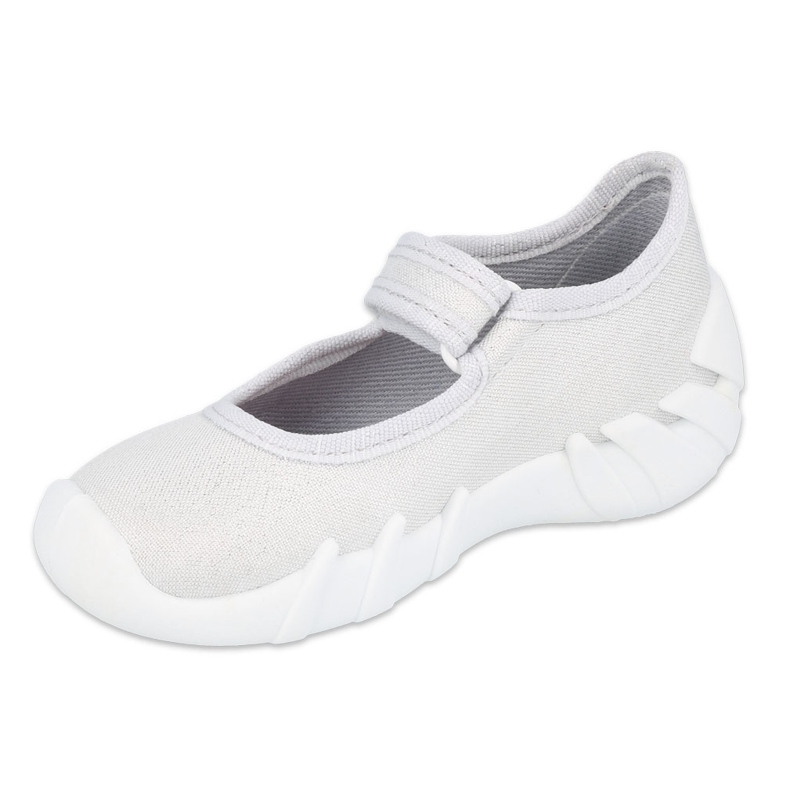 Befado Kinder silber Speedy Schuhe 109P222 silber- grau 1