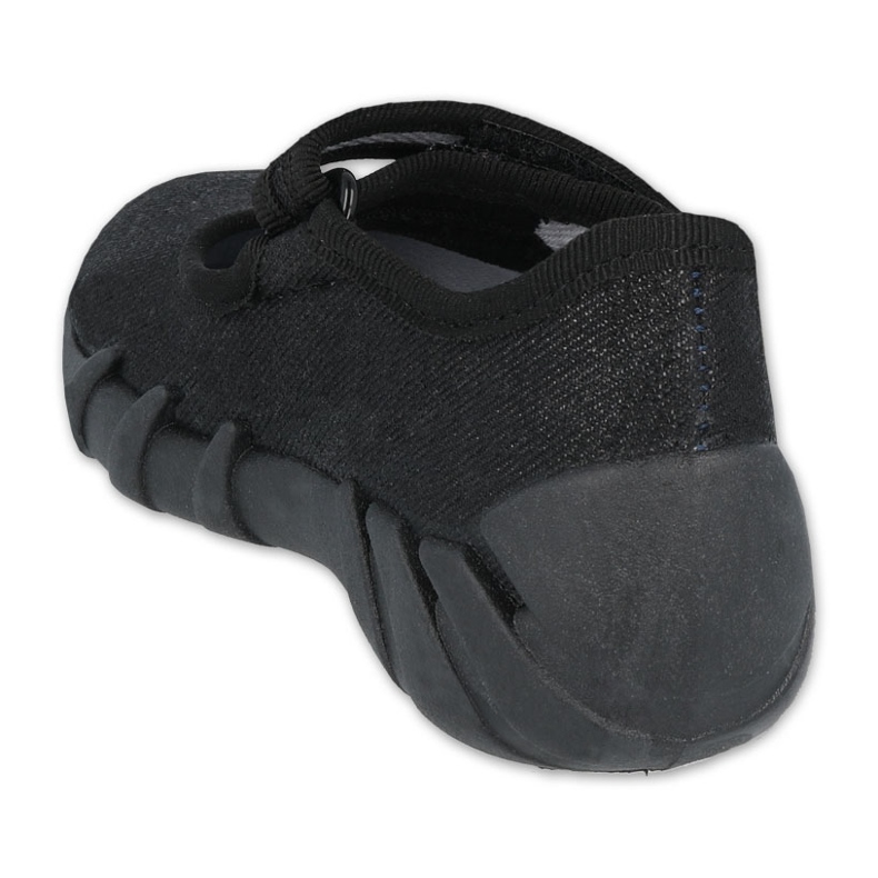 Befado Kinder schnelle schwarze Schuhe 109P227 silber- 2