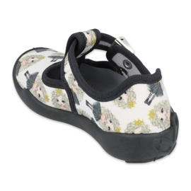 Befado Kinderschuhe blanka Prinzessin 115X007 schwarz naturfarben 2