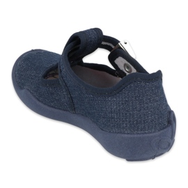 Befado Kinderschuhe Blanka marineblau 115X005 navy blau silber- 2
