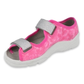 Befado Kinderschuhe 969X163 rosa silber- 1