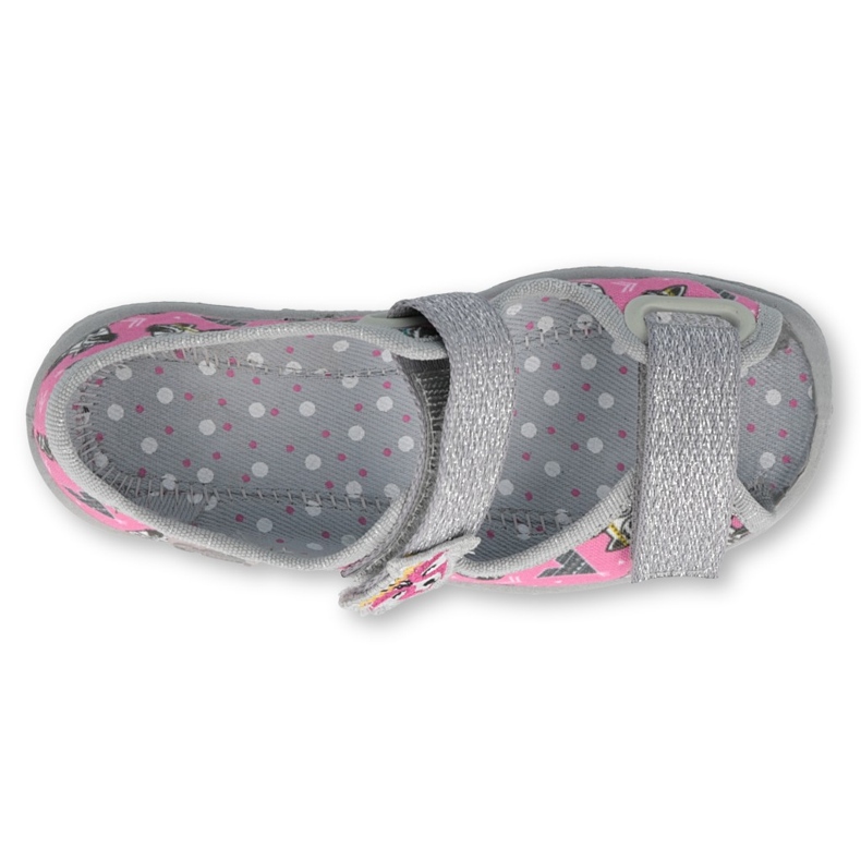 Befado Kinderschuhe 969X162 rosa silber- 2