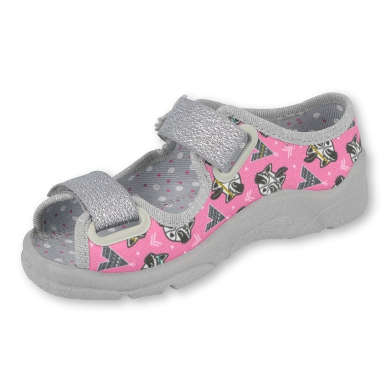 Befado Kinderschuhe 969X162 rosa silber- 1