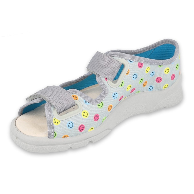 Befado Kinderschuhe 869Y153 rosa grau mehrfarbig 1