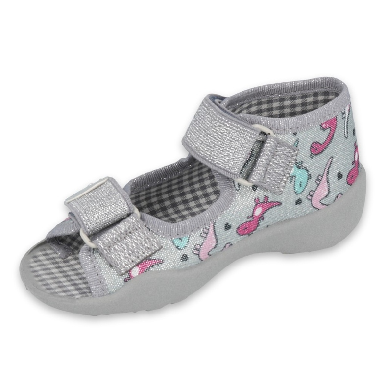 Befado Kinderschuhe 242P105 rosa silber- 1