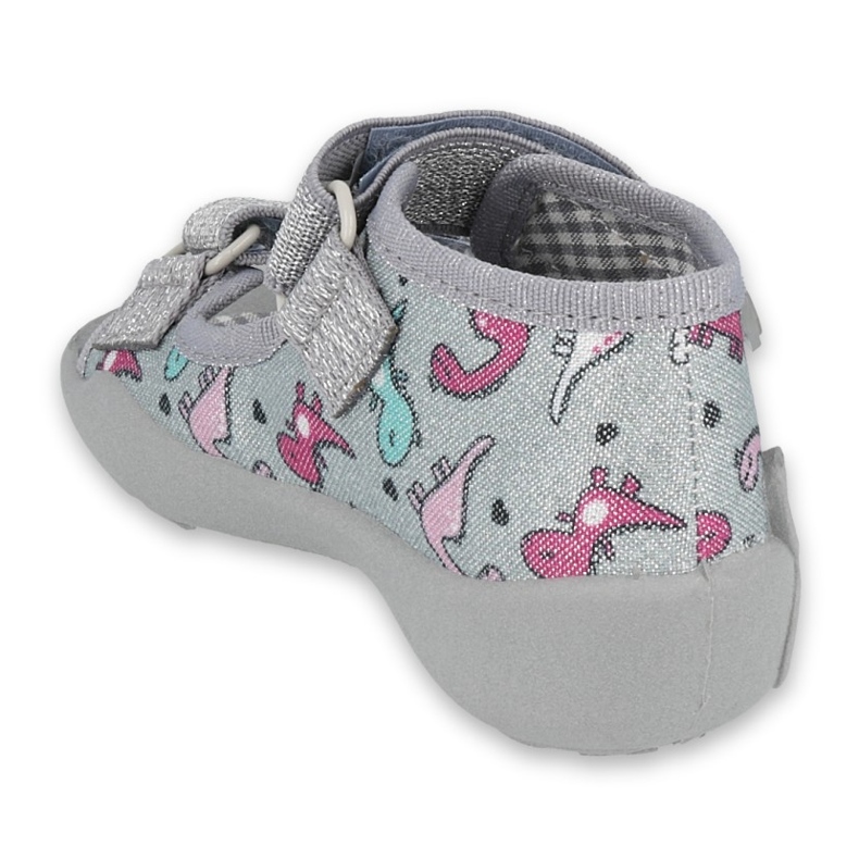 Befado Kinderschuhe 242P105 rosa silber- 2