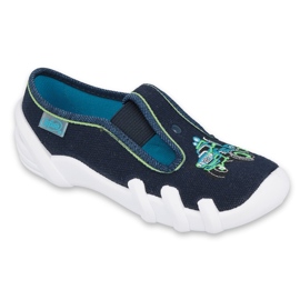 Befado Kinderschuhe 290X214 navy blau grün 1