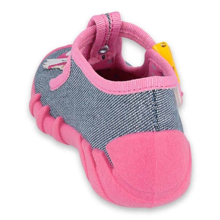 Befado Kinderschuhe 110P395 rosa grau 2