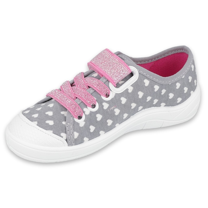Befado Kinderschuhe 251X159 rosa grau 1