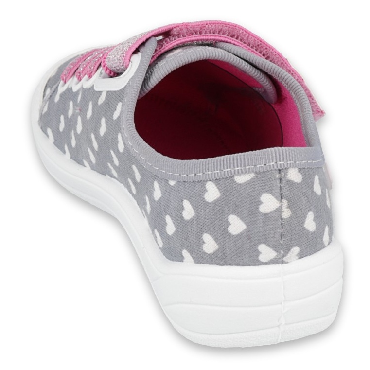 Befado Kinderschuhe 251X159 rosa grau 2