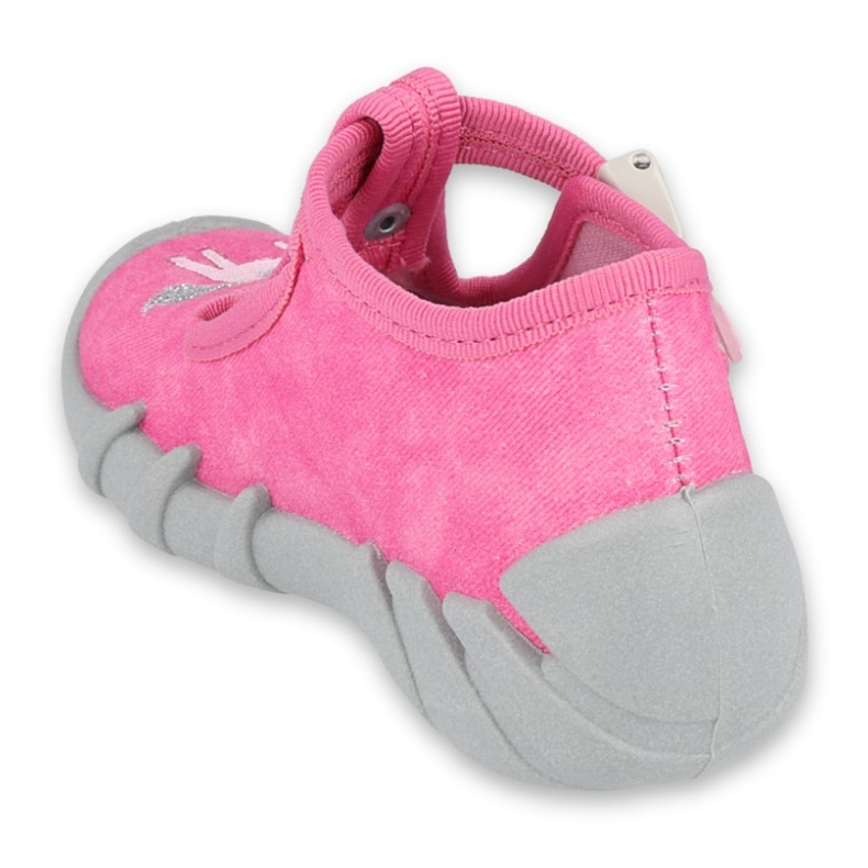 Befado Kinderschuhe 110P397 rosa silber- grau 2