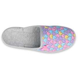 Befado farbige Kinderschuhe 707Y410 lila blau rosa mehrfarbig 1