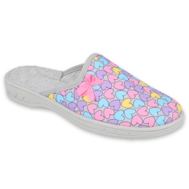 Befado farbige Kinderschuhe 707Y410 lila blau rosa mehrfarbig 2