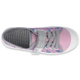 Befado Kinderschuhe 251Y152 blau rosa grau mehrfarbig 1