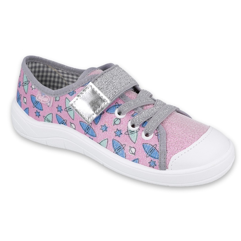 Befado Kinderschuhe 251Y152 blau rosa grau mehrfarbig 2