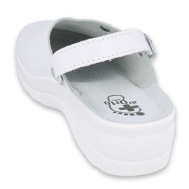 Befado Damenhausschuhe 157D001 weiß 2