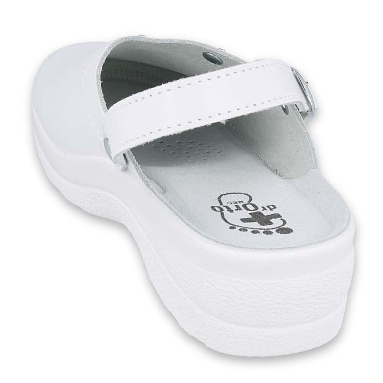 Befado Damenhausschuhe 157D001 weiß 2