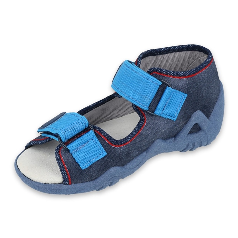 Befado gelbe Kinderschuhe 350P015 marineblau blau 1