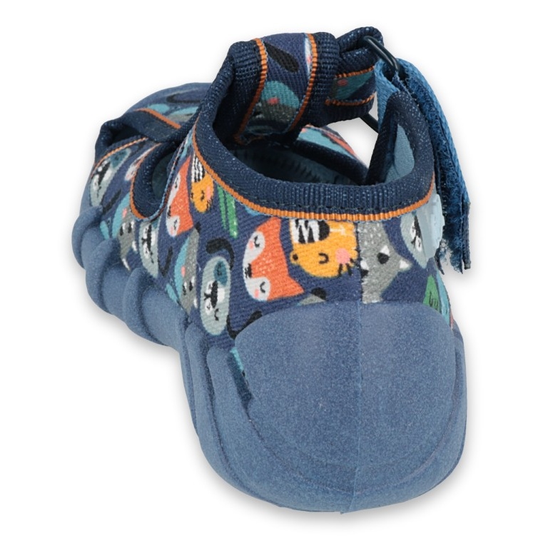 Befado Kinderschuhe 190P101 marineblau blau mehrfarbig grün 2