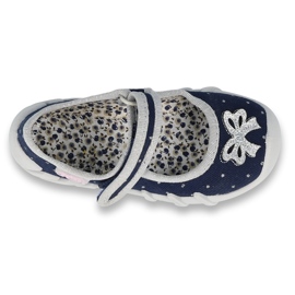 Befado Kinderschuhe 109P202 navy blau grau 1