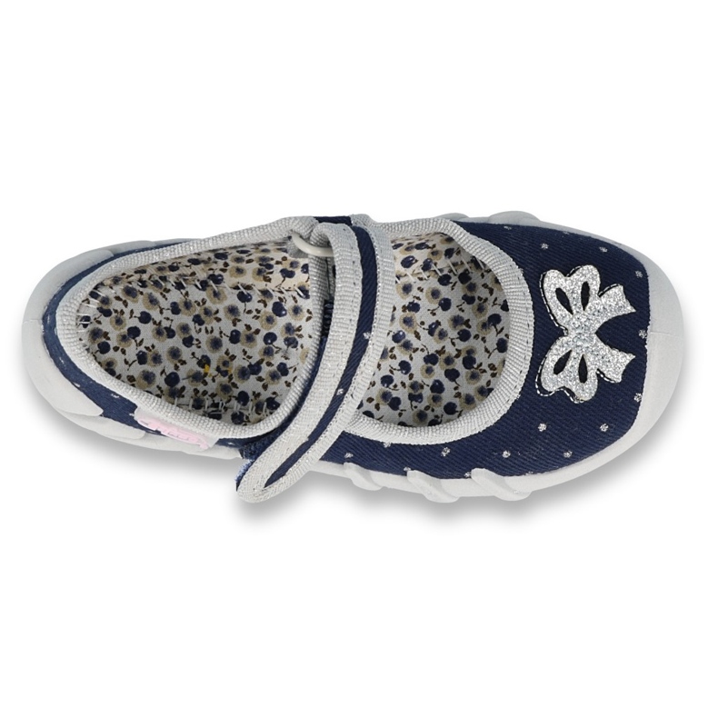 Befado Kinderschuhe 109P202 marineblau grau 1