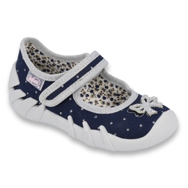 Befado Kinderschuhe 109P202 marineblau grau 2