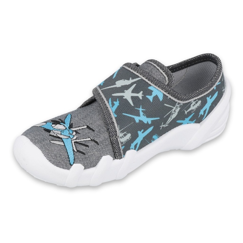 Befado Kinderschuhe 273X305 blau grau 1