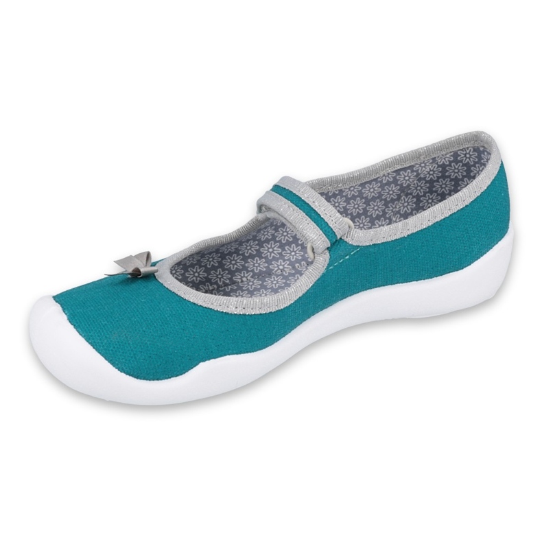 Befado Kinderschuhe 114Y434 grau grün 1