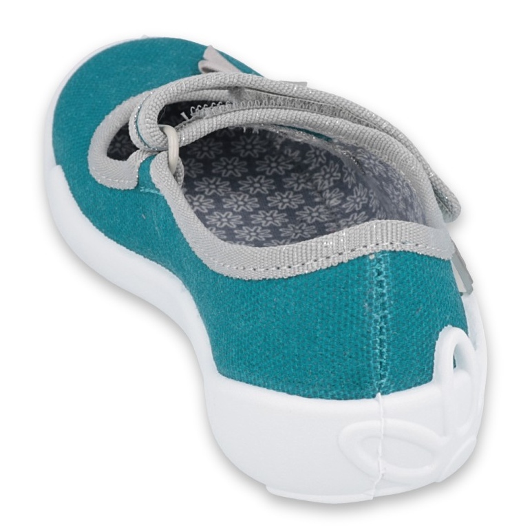 Befado Kinderschuhe 114X434 grau grün 2