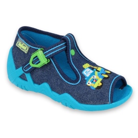 Befado Kinderschuhe 217P107 navy blau blau 2