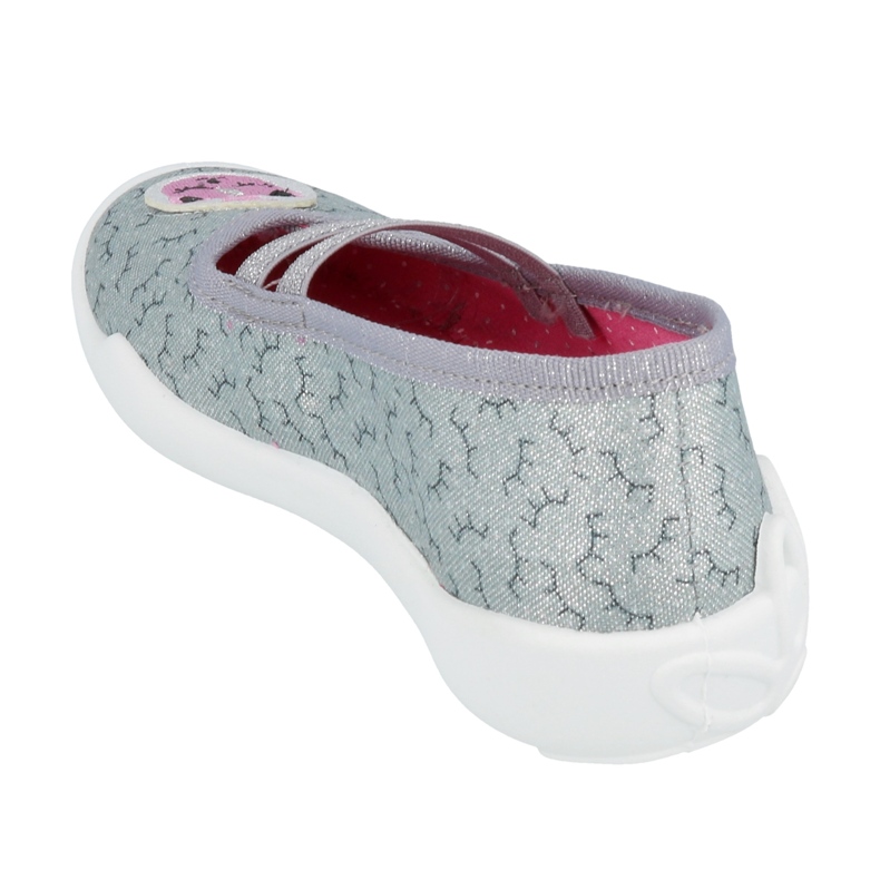 Befado Kinderschuhe 116X278 rosa grau 2