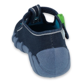 Befado Kinderschuhe 110P388 marineblau grün 2