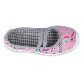 Befado Kinderschuhe 116X280 rosa grau 1