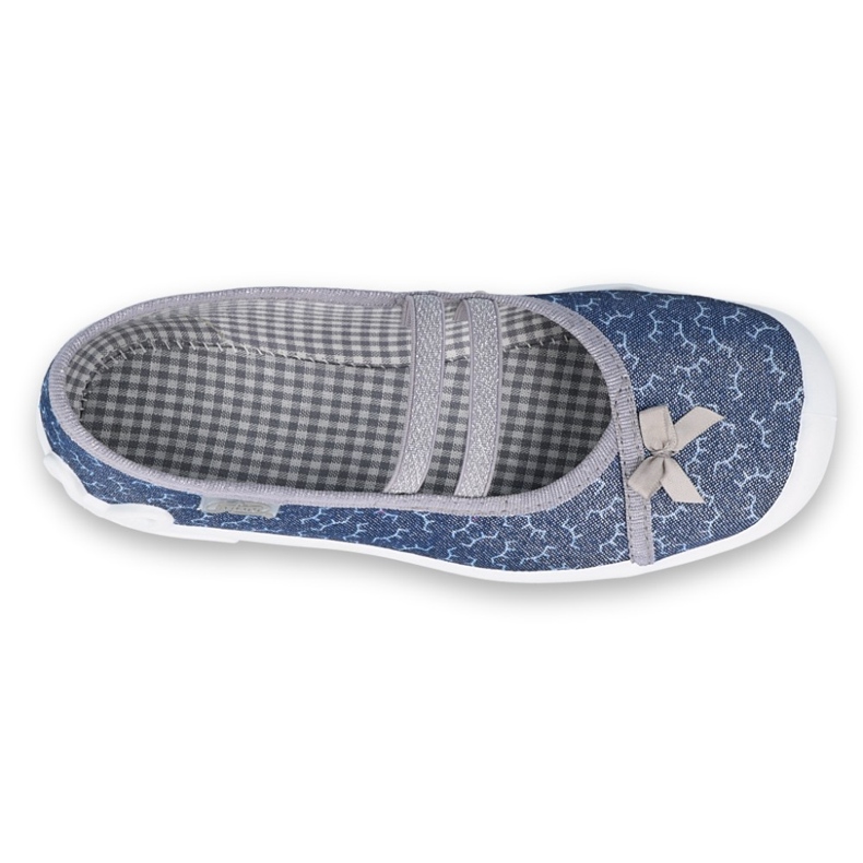 Befado Kinderschuhe 116Y275 navy blau grau 1