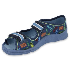 Befado Kinderschuhe 969Y161 marineblau mehrfarbig 1
